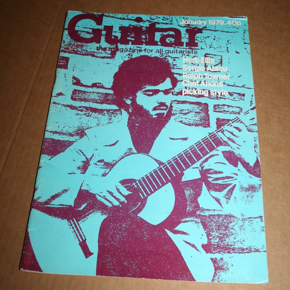 Guitar Magazine Herb Ellis Surgio Arreu Chet Atkins April 1979 Magazine